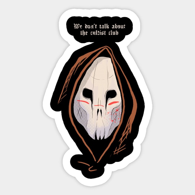 RPG Cultist T-shirt Sticker by Wesley32